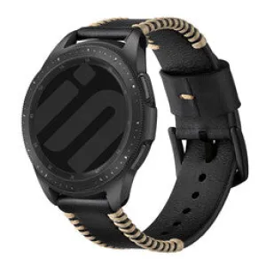 Selling Fast Redmi Watch 5 Active Stitched Leather Strap (Black)  Ends Soon!