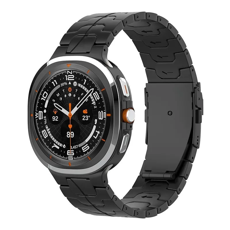 Selling Fast Samsung Galaxy Watch Ultra 'Iron' Titanium Strap (Black)  Last Chance!