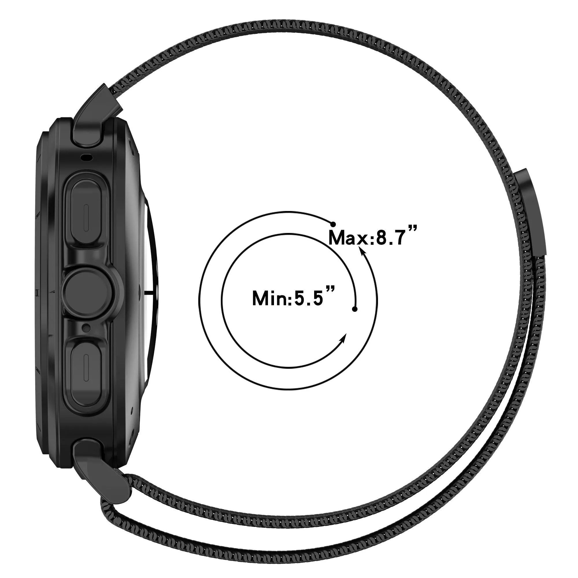 Selling Fast Samsung Galaxy Watch Ultra Milanese Strap (Black)  Limited Availability!