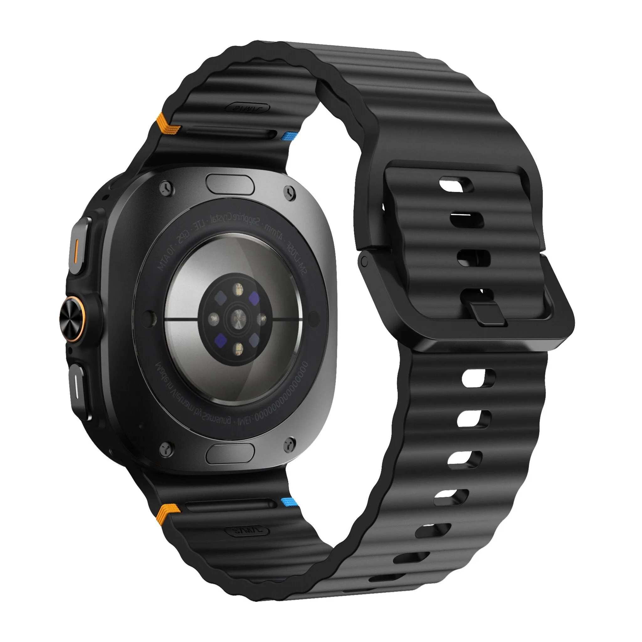 Selling Fast Samsung Galaxy Watch Ultra Wave Silicone Strap (Black)  Limited Stock!