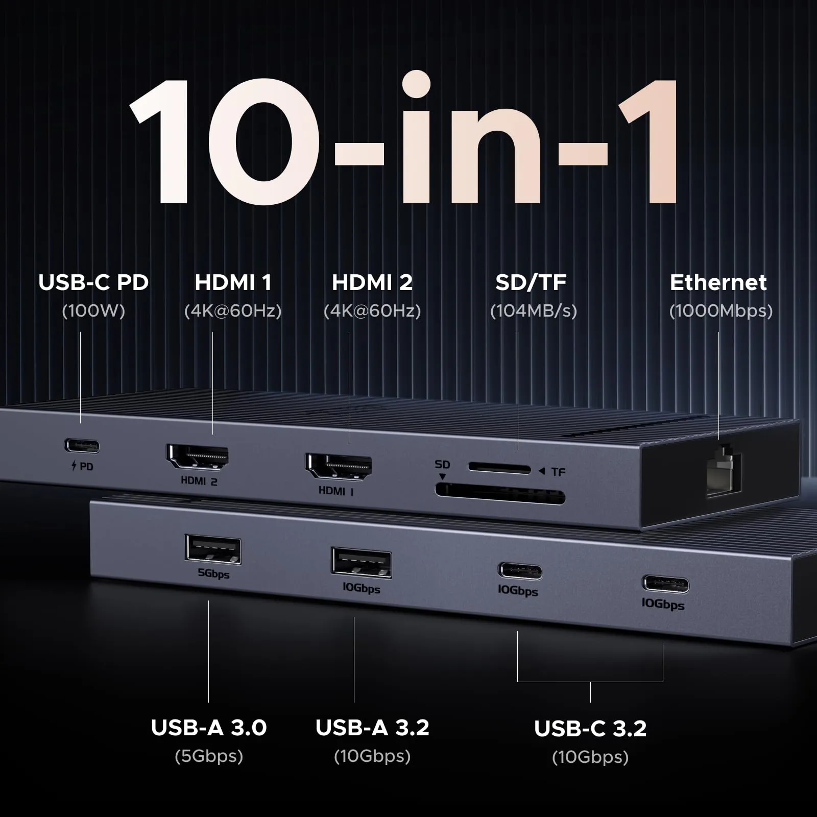 Selling Fast UGREEN Revodok Pro 2102 10-IN-1 USB-C Docking Station  Limited Release!