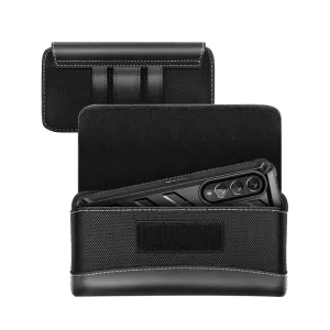 Selling Fast Universal Belt Clip Cell Phone Holster for Galaxy Fold and Large Phones-Black  Limited Stock!