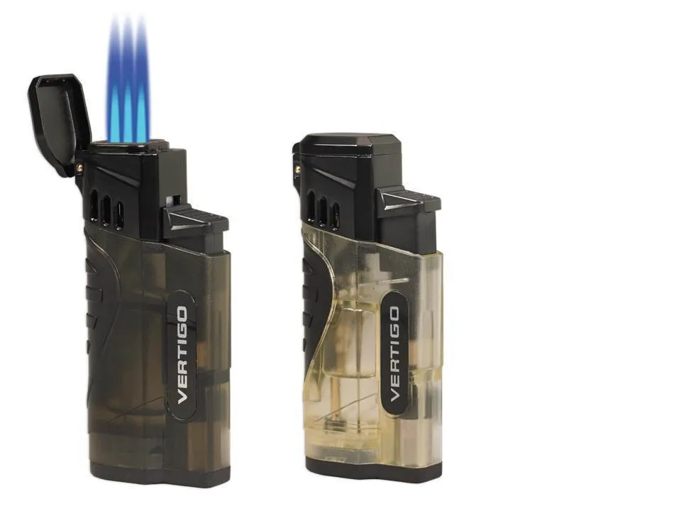 Selling Fast Vertigo Stinger 2 Quad Torch Lighter w/ Cigar Punch  Limited Stock!