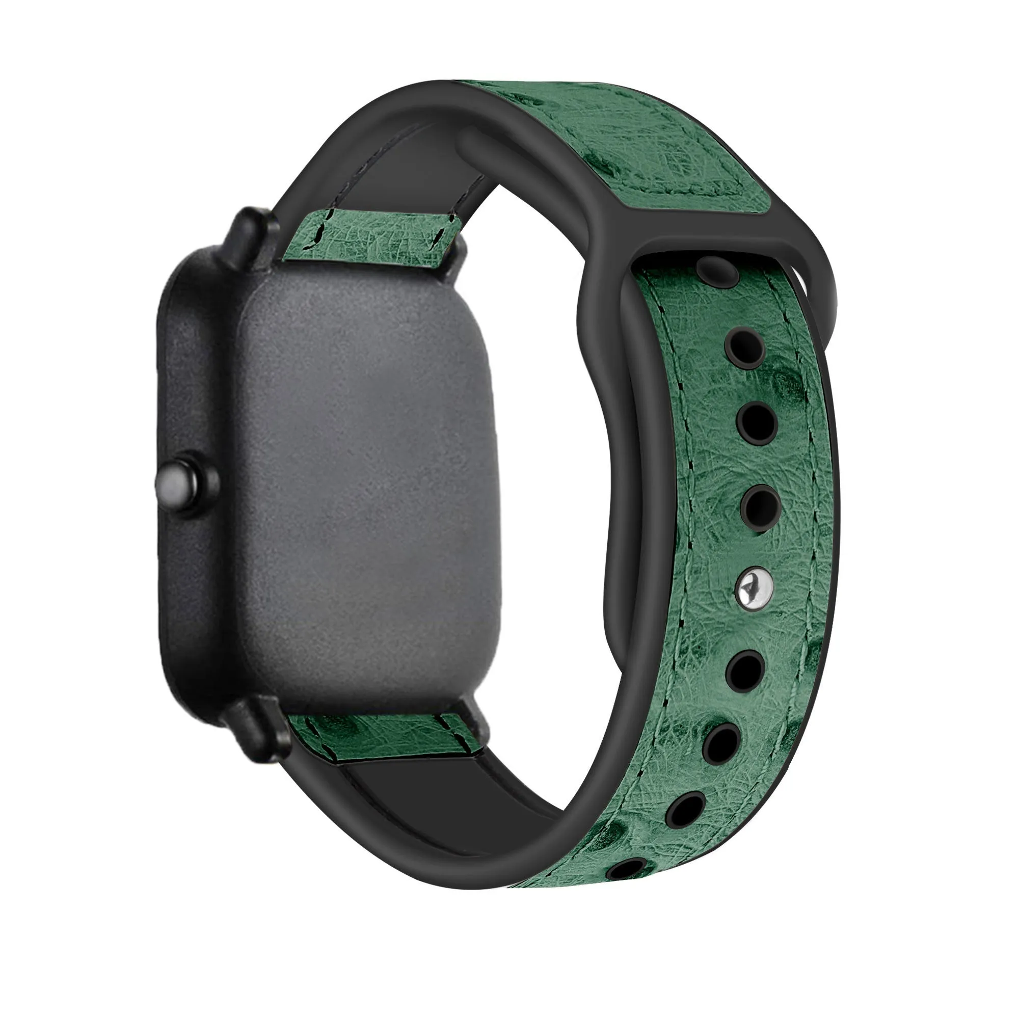 Selling Fast Xiaomi Amazfit GTS 2 Hybrid Leather Strap (Green)  Ends Soon!