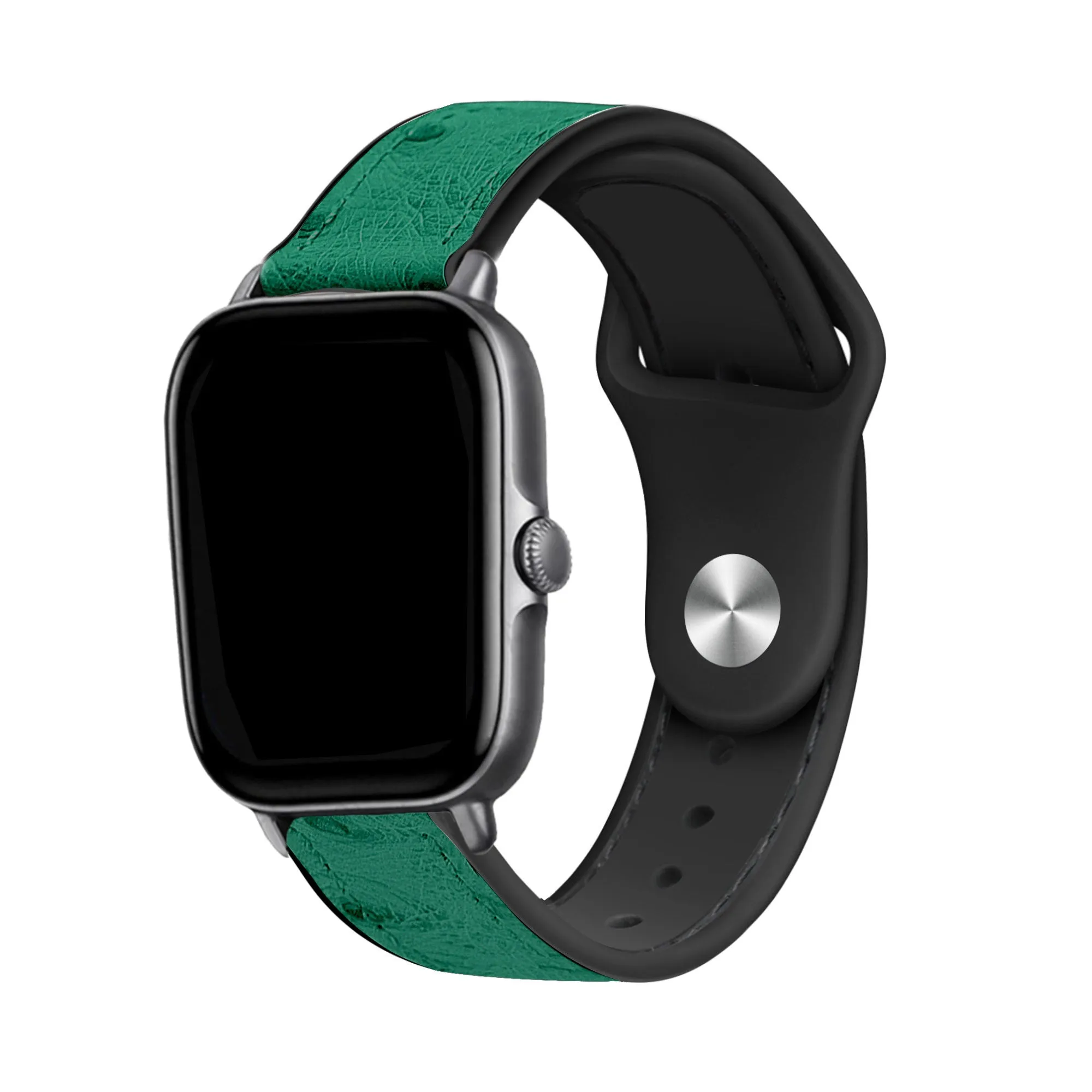 Selling Fast Xiaomi Amazfit GTS 2 Hybrid Leather Strap (Green)  Ends Soon!
