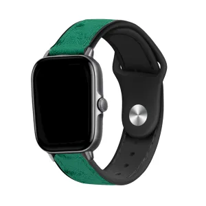 Selling Fast Xiaomi Amazfit GTS 2 Hybrid Leather Strap (Green)  Ends Soon!