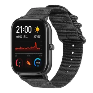 Selling Fast Xiaomi Amazfit GTS Nylon Strap with Buckle (Black)  Dont Miss Out!