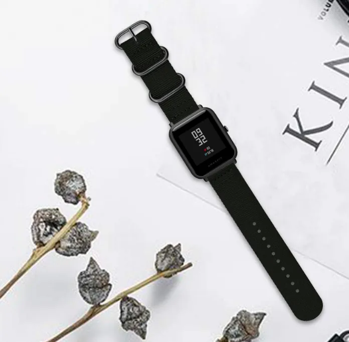 Selling Fast Xiaomi Amazfit GTS Nylon Strap with Buckle (Black)  Dont Miss Out!