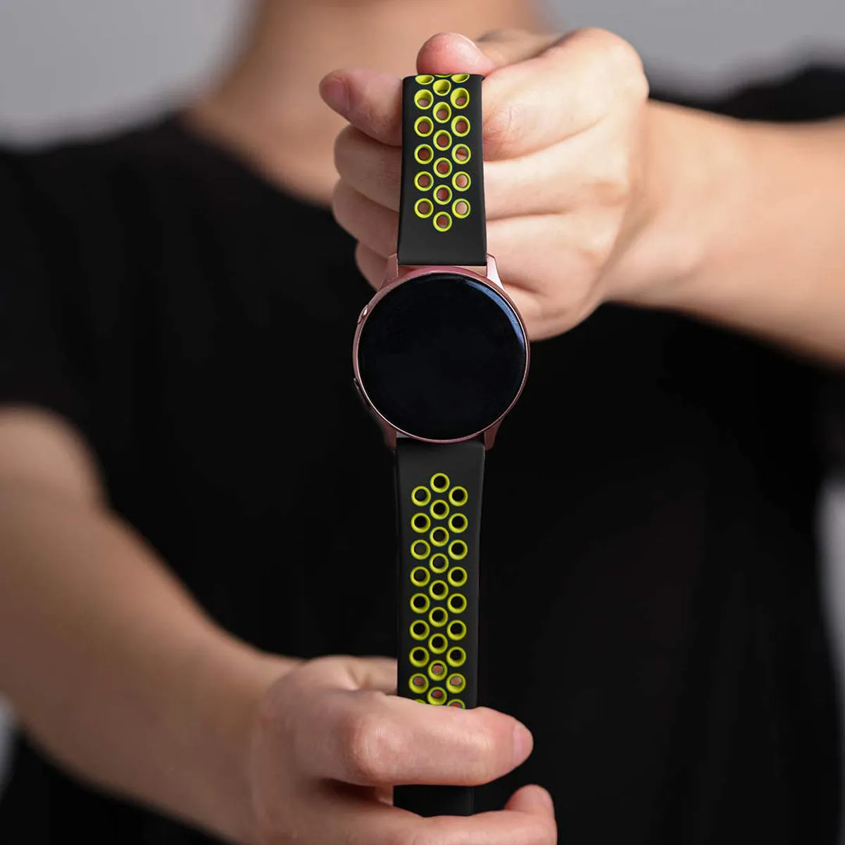 Selling Fast Xiaomi Amazfit GTS Sport Strap (Black/Yellow)  Last Chance!