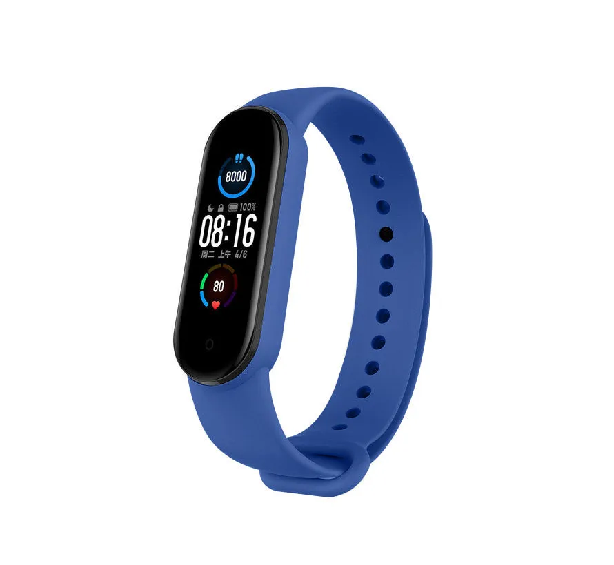Selling Fast Xiaomi Mi Band 6 Silicone Strap (Blue)  Stylish & Comfortable