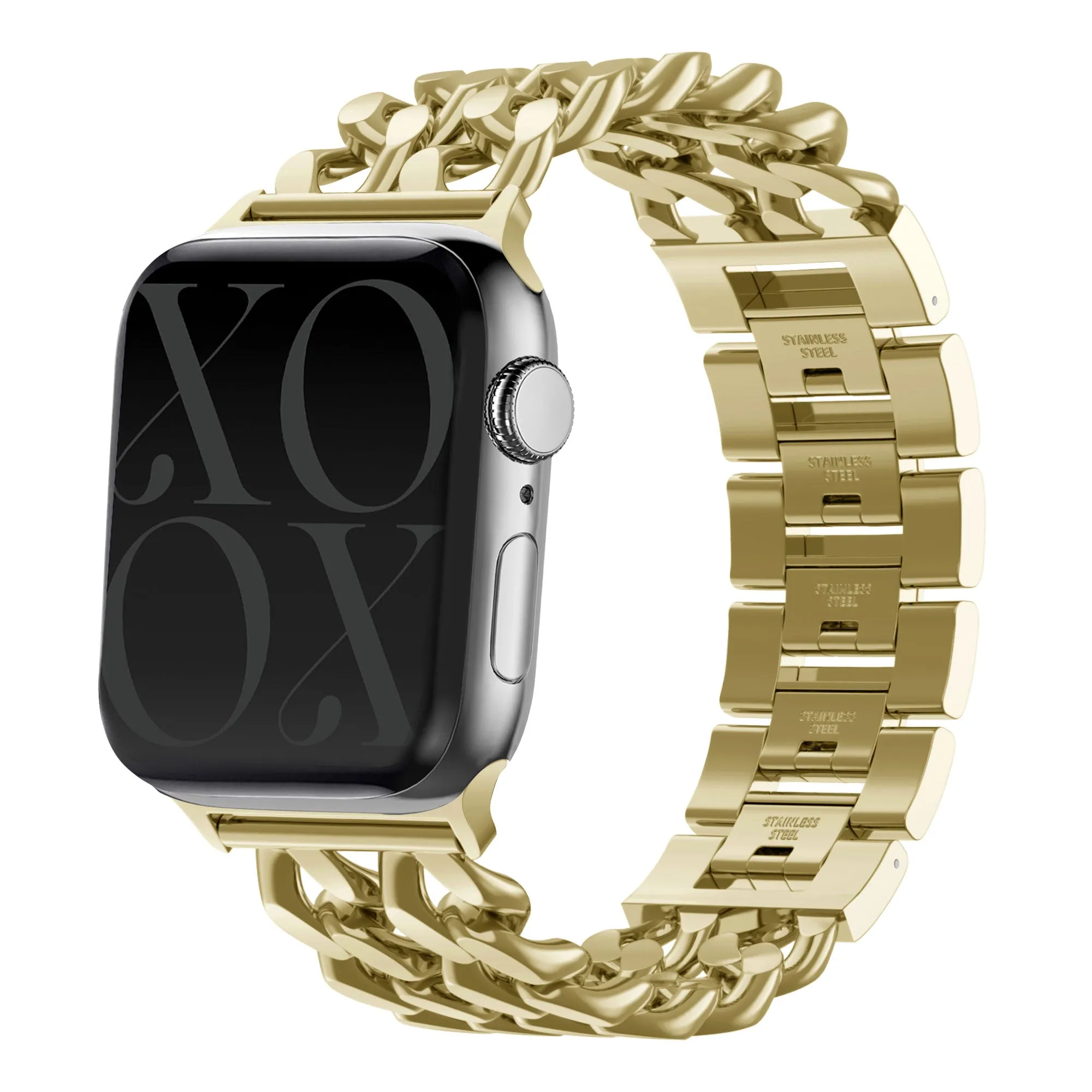 Selling Fast xoxo Wildhearts Apple Watch Steel Strap - Chain strap (Gold) - 38/40/41/42mm  Last Few Pieces!