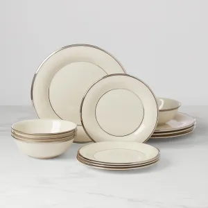 Solitaire 12-Piece Dinnerware Set Lenox