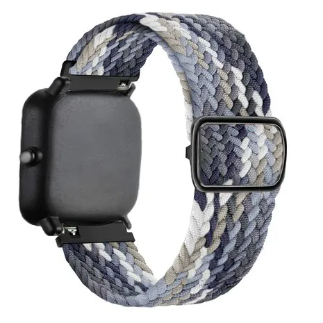 Top Rated Amazfit GTS 2 Braided Nylon Strap (Black/White)  Going Fast!