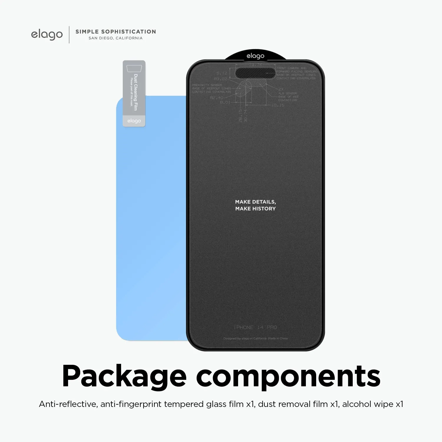 Top Rated Anti Fingerprint Glass   Screen Protector for iPhone 14 Pro  Going Fast!