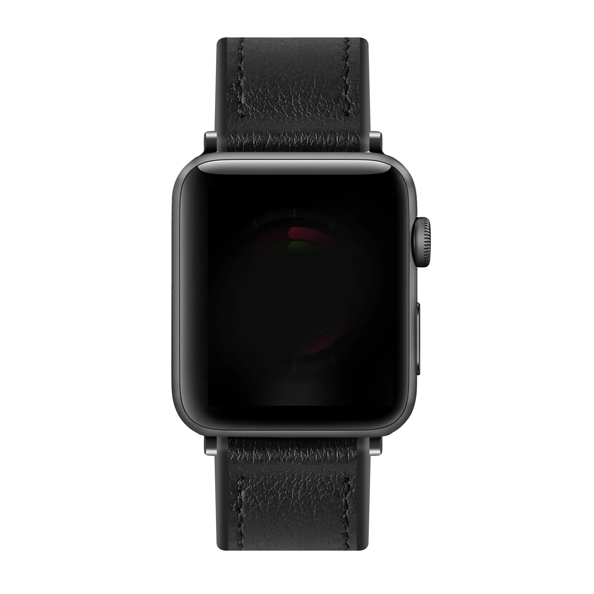 Top Rated Apple Watch Hybrid Leather Strap (Black)  Going Fast!