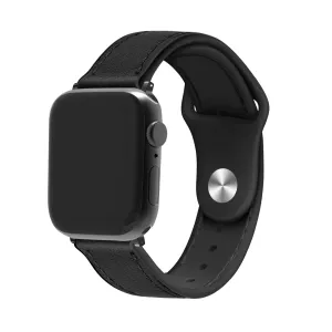 Top Rated Apple Watch Hybrid Leather Strap (Black)  Going Fast!