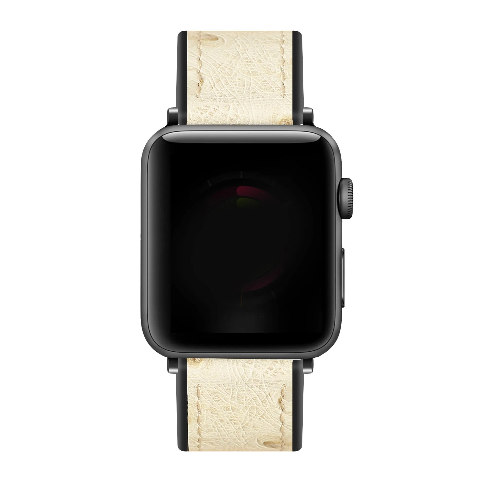 Top Rated Apple Watch Hybrid Leather Strap (Sand White)  Limited Availability!