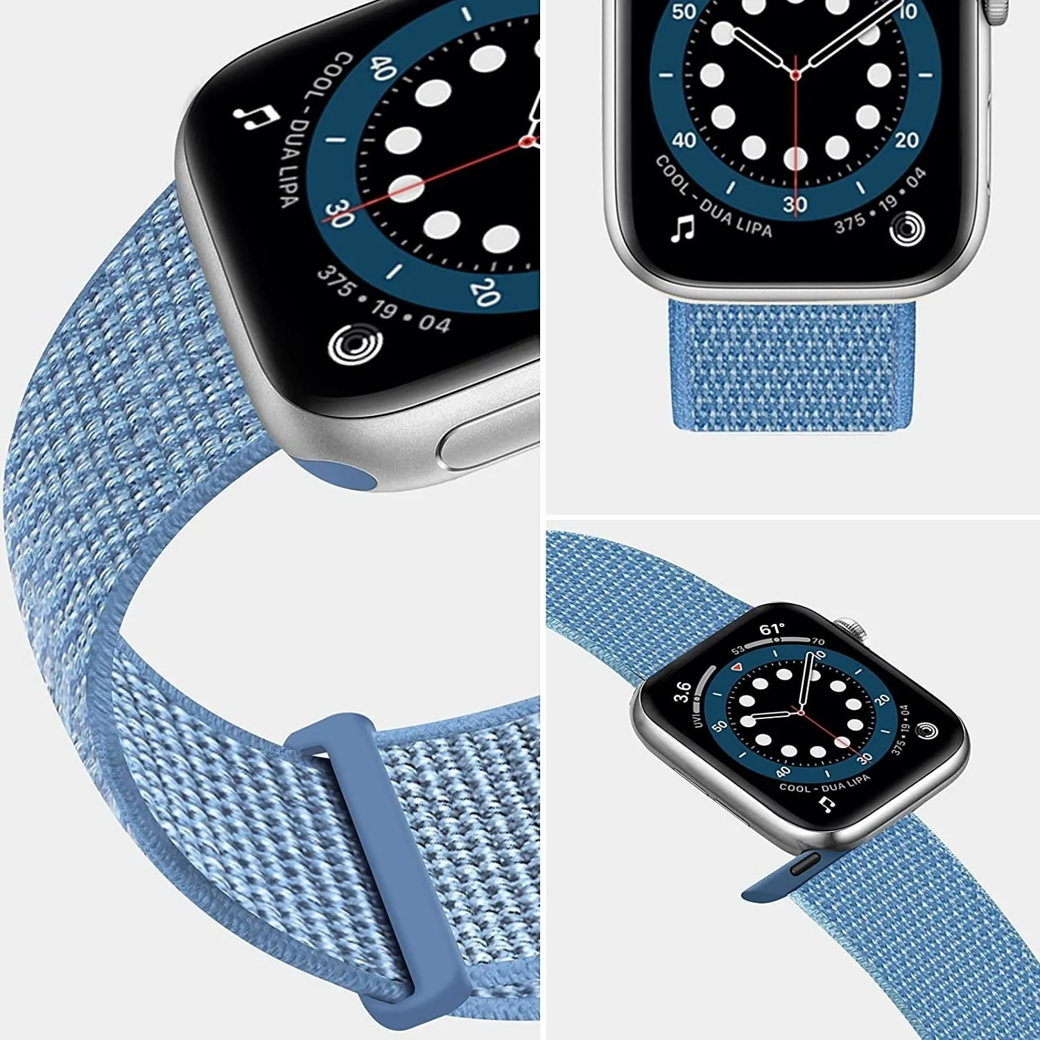 Top Rated Apple Watch Nylon Loop Strap (Blue)  Last Chance!