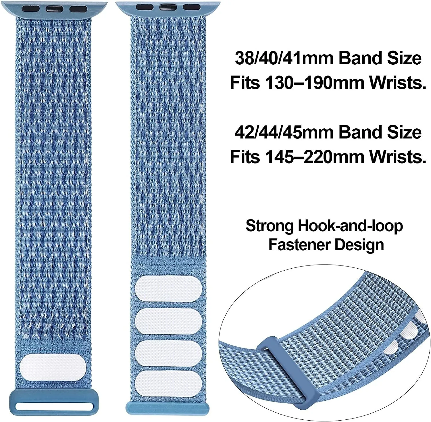 Top Rated Apple Watch Nylon Loop Strap (Blue)  Last Chance!