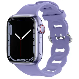 Top Rated Apple Watch Silicone Chain Strap (Lilac)  Going Fast!