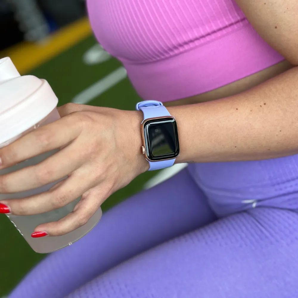 Top Rated Apple Watch Silicone Chain Strap (Lilac)  Going Fast!