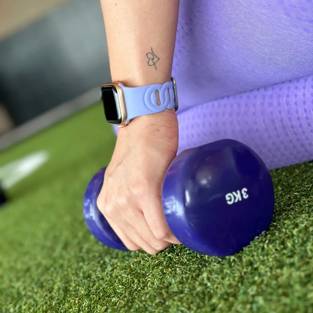 Top Rated Apple Watch Silicone Chain Strap (Lilac)  Going Fast!