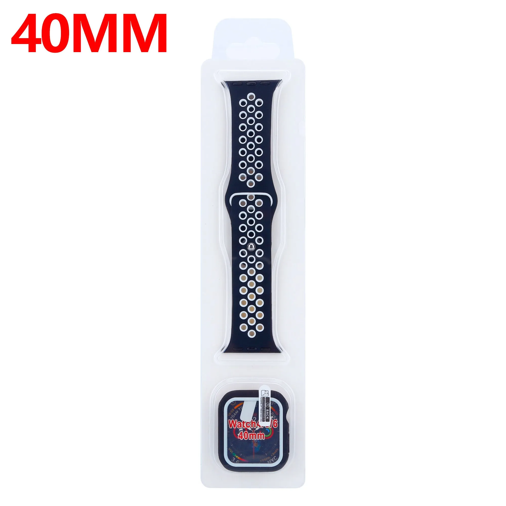 Top Rated Apple Watch Sport Strap   TPU Case (Black/White)  Almost Sold Out!