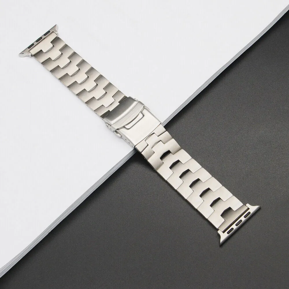 Top Rated Apple Watch Titanium Grain Strap (Silver)  Dont Miss Out!