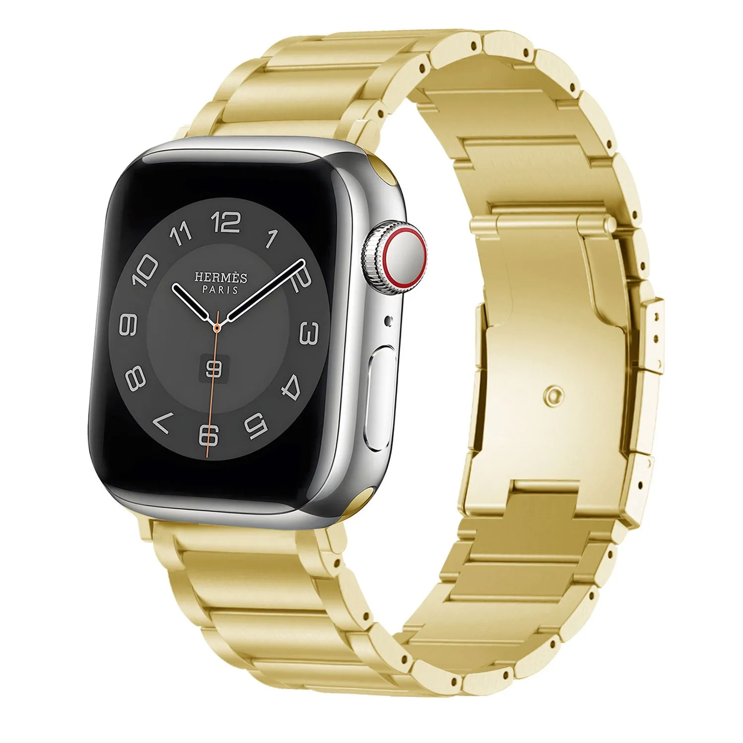 Top Rated Apple Watch Titanium Strap (Gold)  Limited Stock!