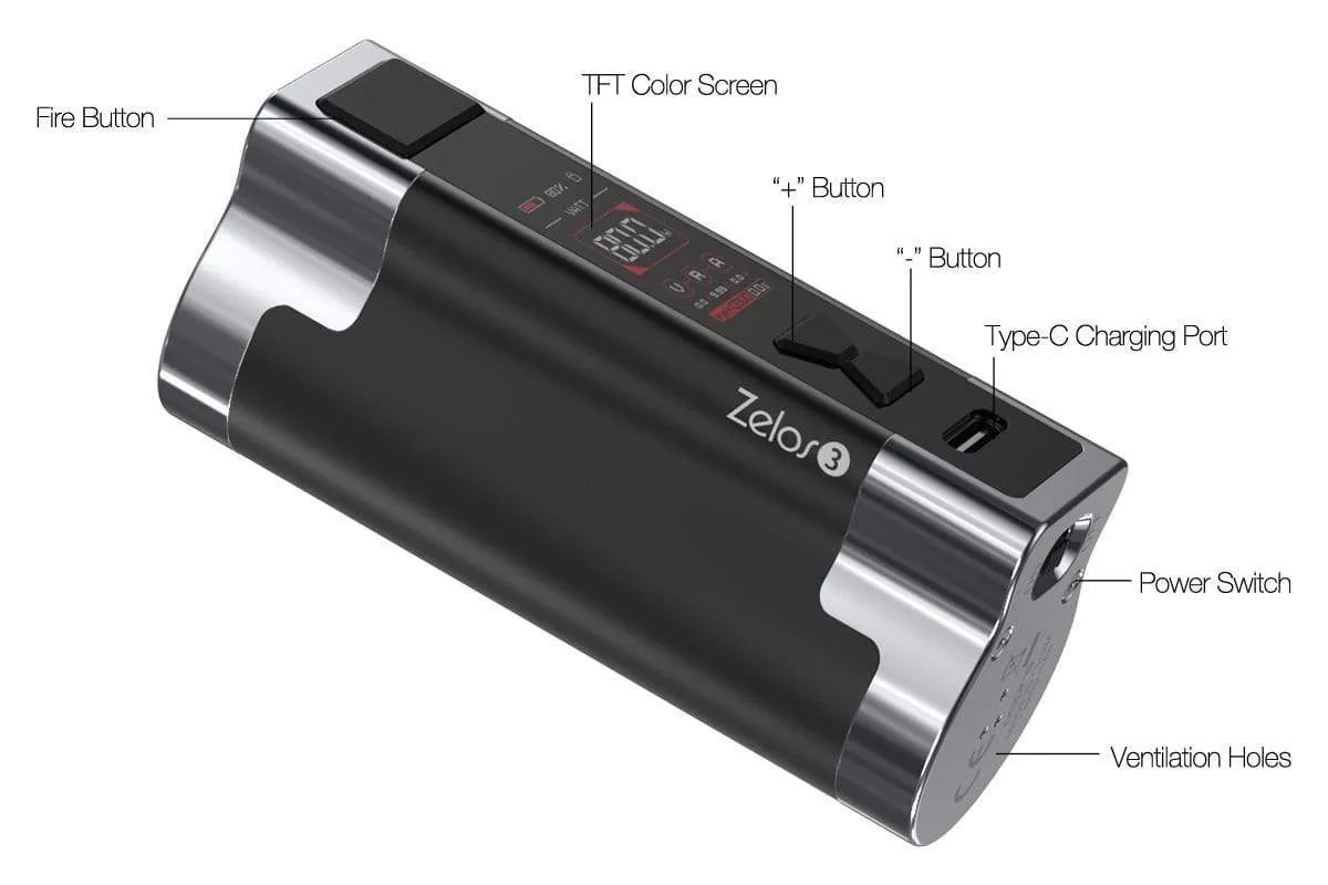 Top Rated Aspire Zelos 3 Kit  Limited Release!