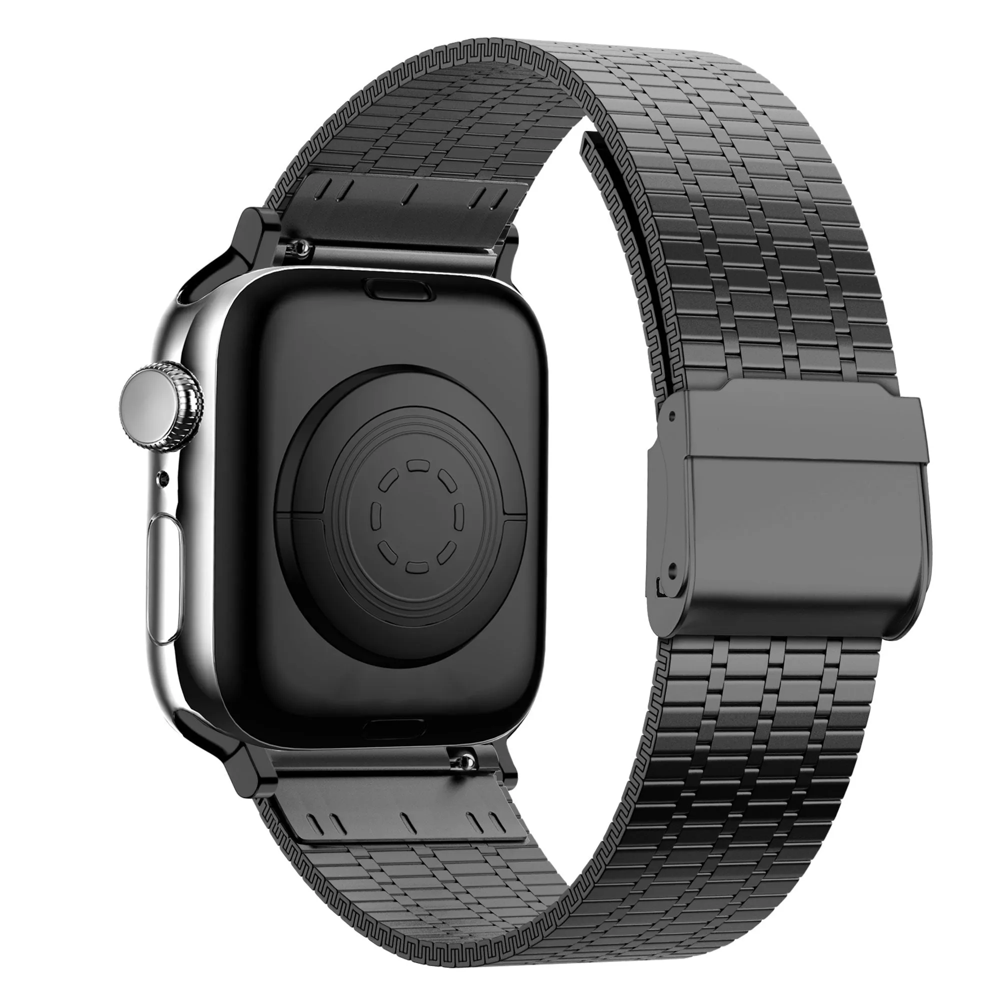 Top Rated Bandz Apple Watch Adjustable Steel Strap (Black)  Dont Miss Out!