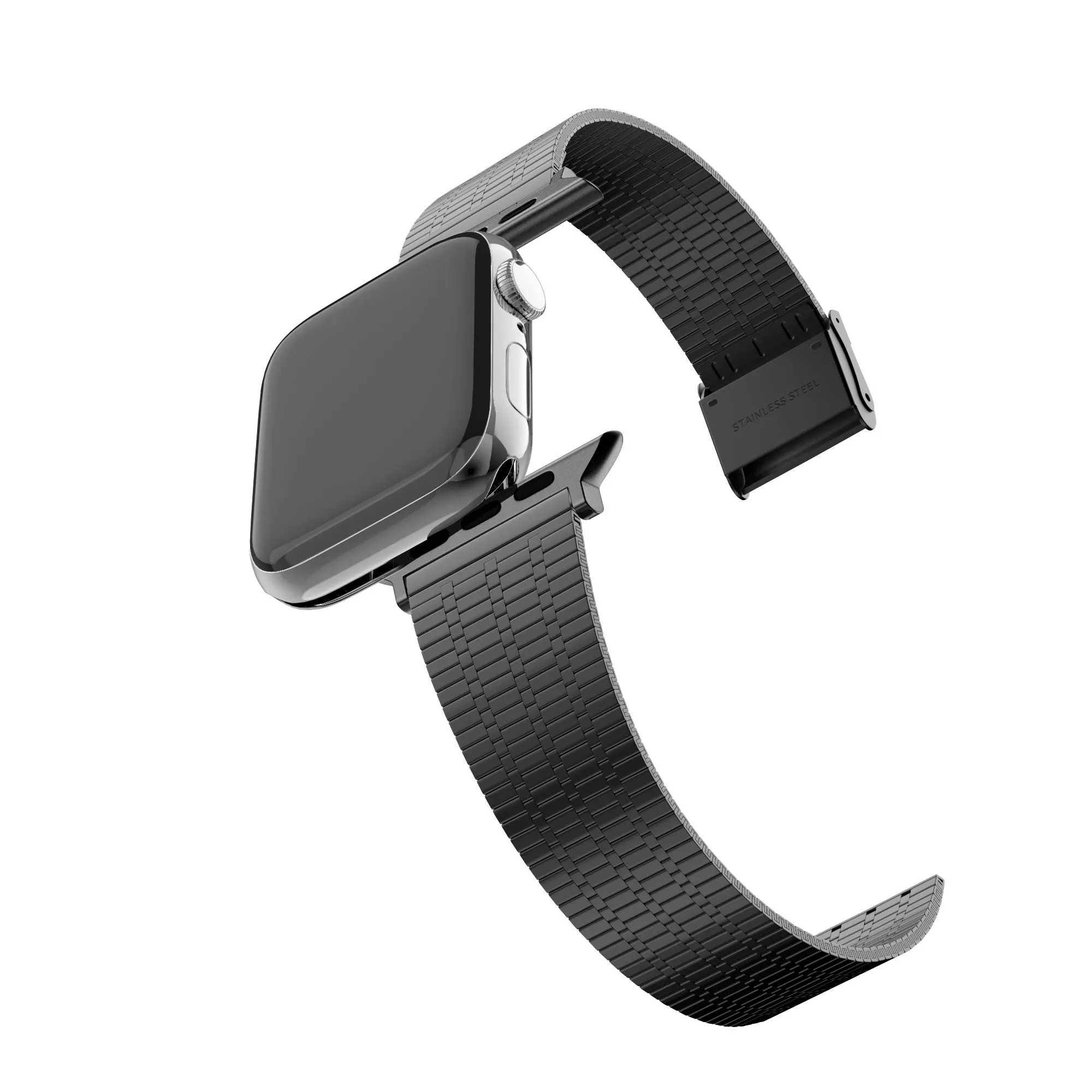 Top Rated Bandz Apple Watch Adjustable Steel Strap (Black)  Dont Miss Out!