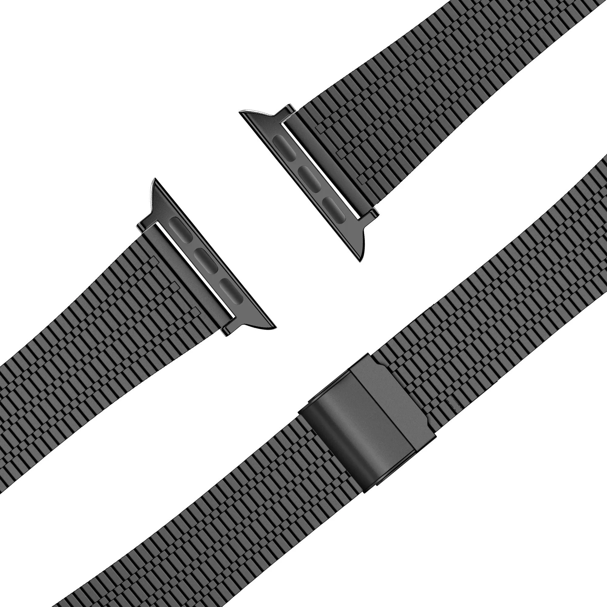 Top Rated Bandz Apple Watch Adjustable Steel Strap (Black)  Dont Miss Out!