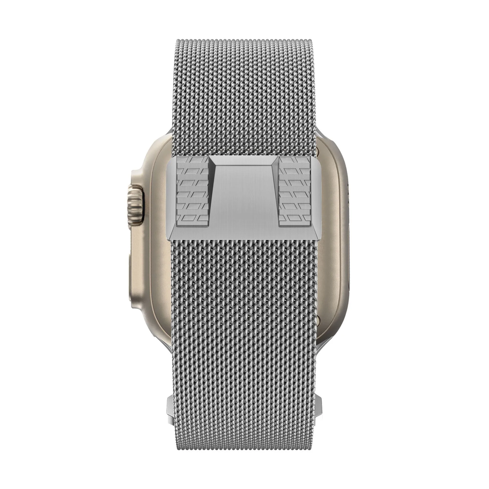 Top Rated Bandz Apple Watch Milanese Strap 'Mecha' (Titanium Silver)  Going Fast!