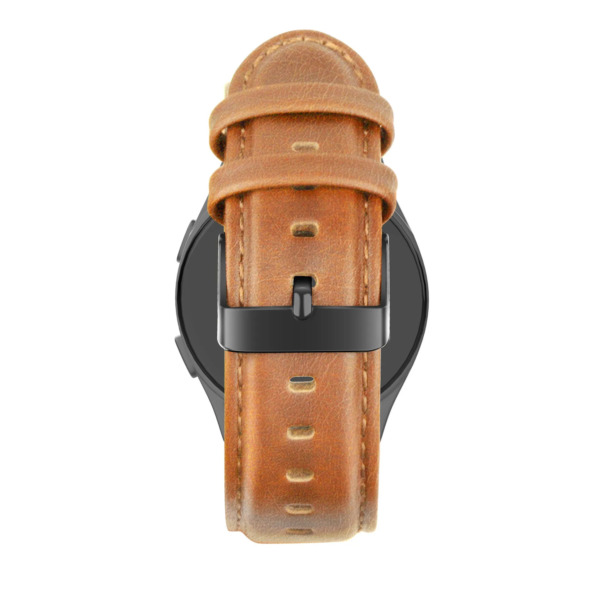 Top Rated Bandz Huawei Watch 4 (Pro) Leather Strap 'Classic' (Brown)  Limited Release!