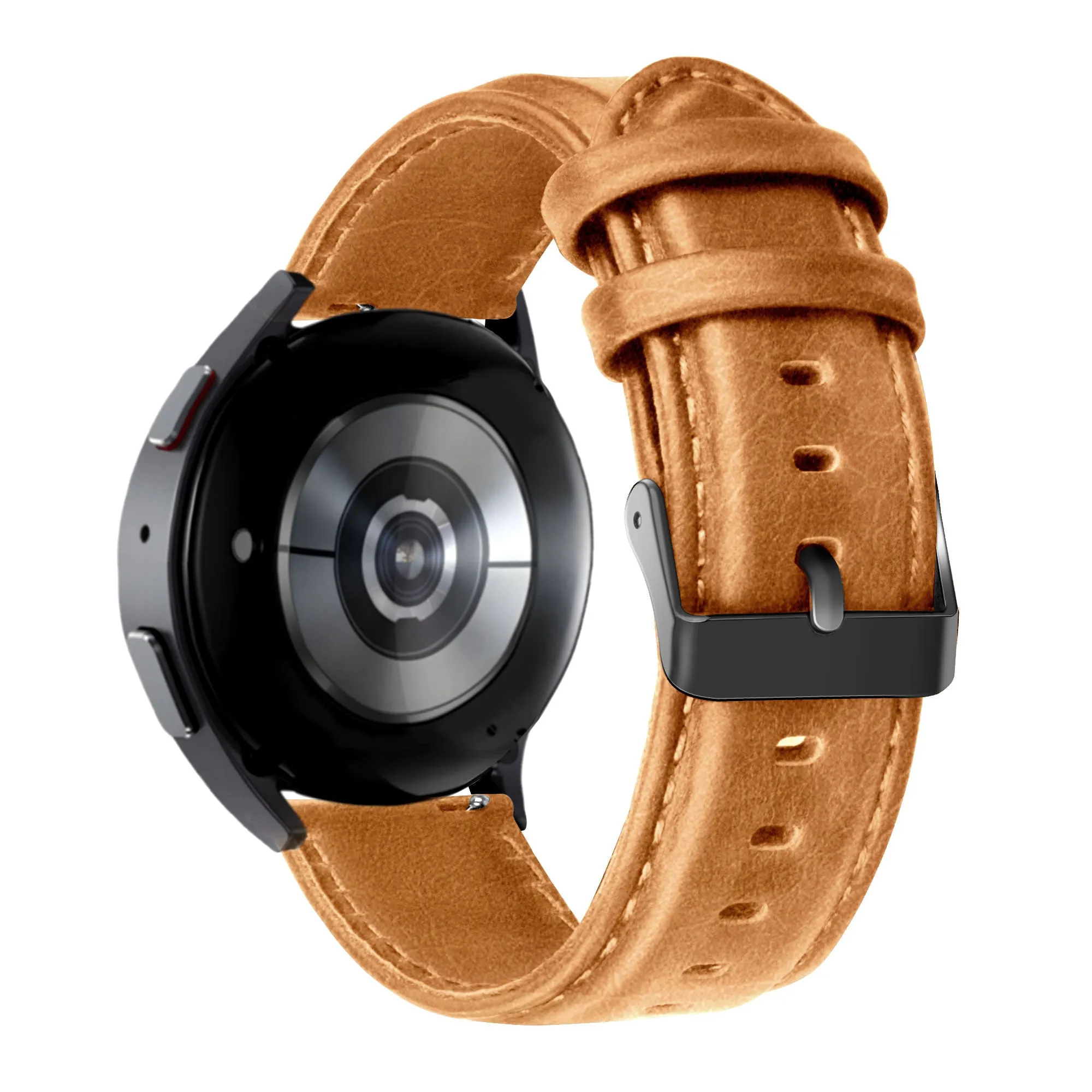 Top Rated Bandz Huawei Watch 4 (Pro) Leather Strap 'Classic' (Brown)  Limited Release!