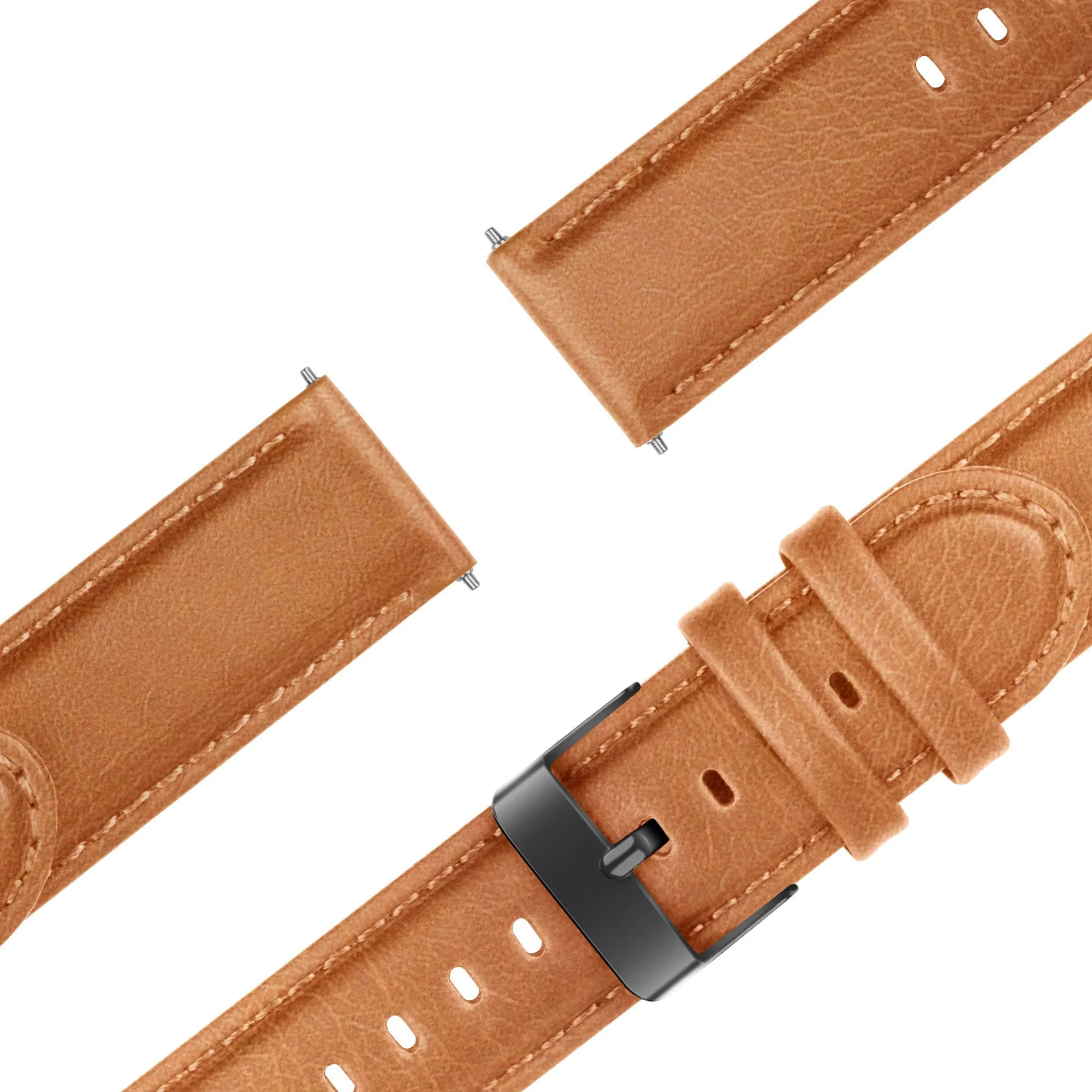 Top Rated Bandz Huawei Watch 4 (Pro) Leather Strap 'Classic' (Brown)  Limited Release!