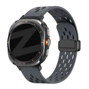 Top Rated Bandz Samsung Galaxy Watch Ultra D-buckle Sport Strap 'Air' (Dark Gray)  Today Only!