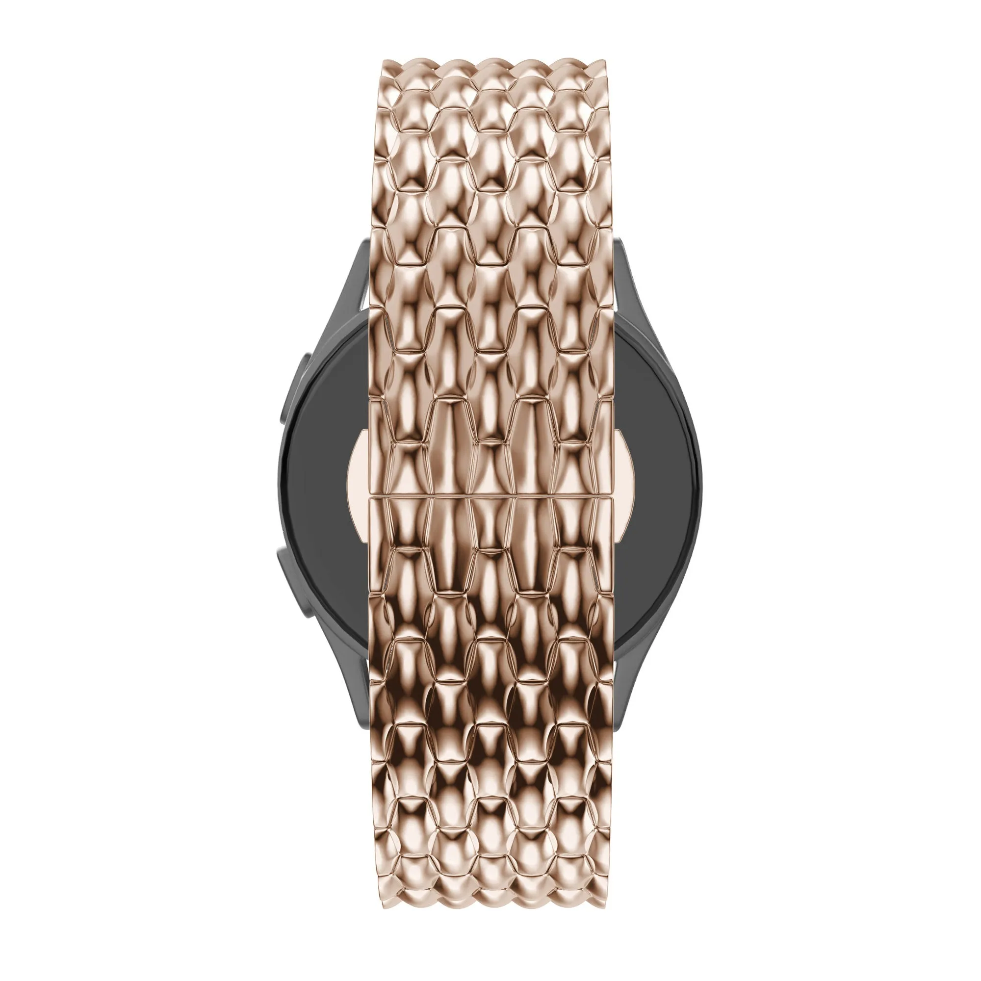 Top Rated Bandz Xiaomi Amazfit GTS Steel Strap 'Dragon' (Rose Gold)  Dont Miss Out!