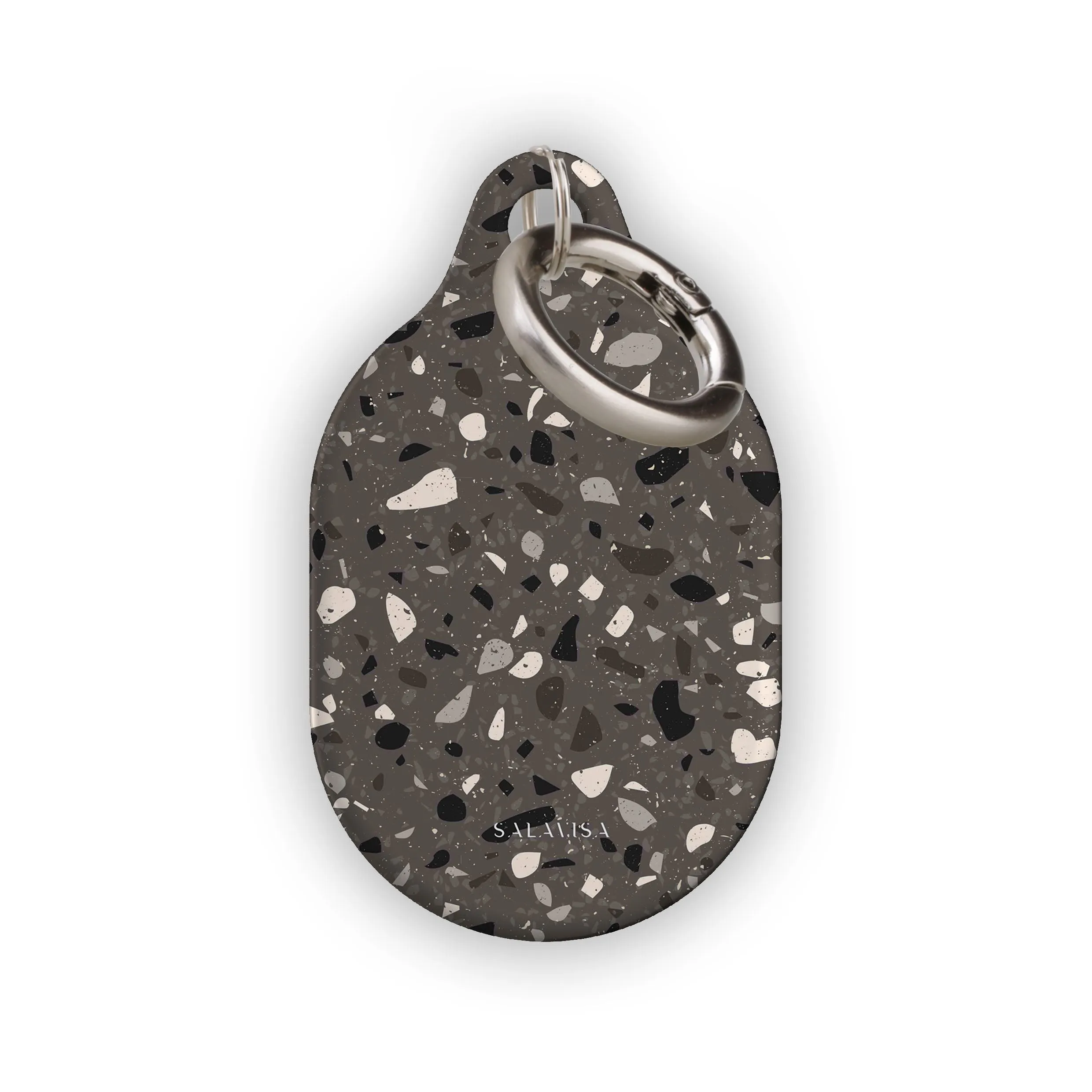 Top Rated Brown Terrazzo AirTag Holder  Stylish & Comfortable