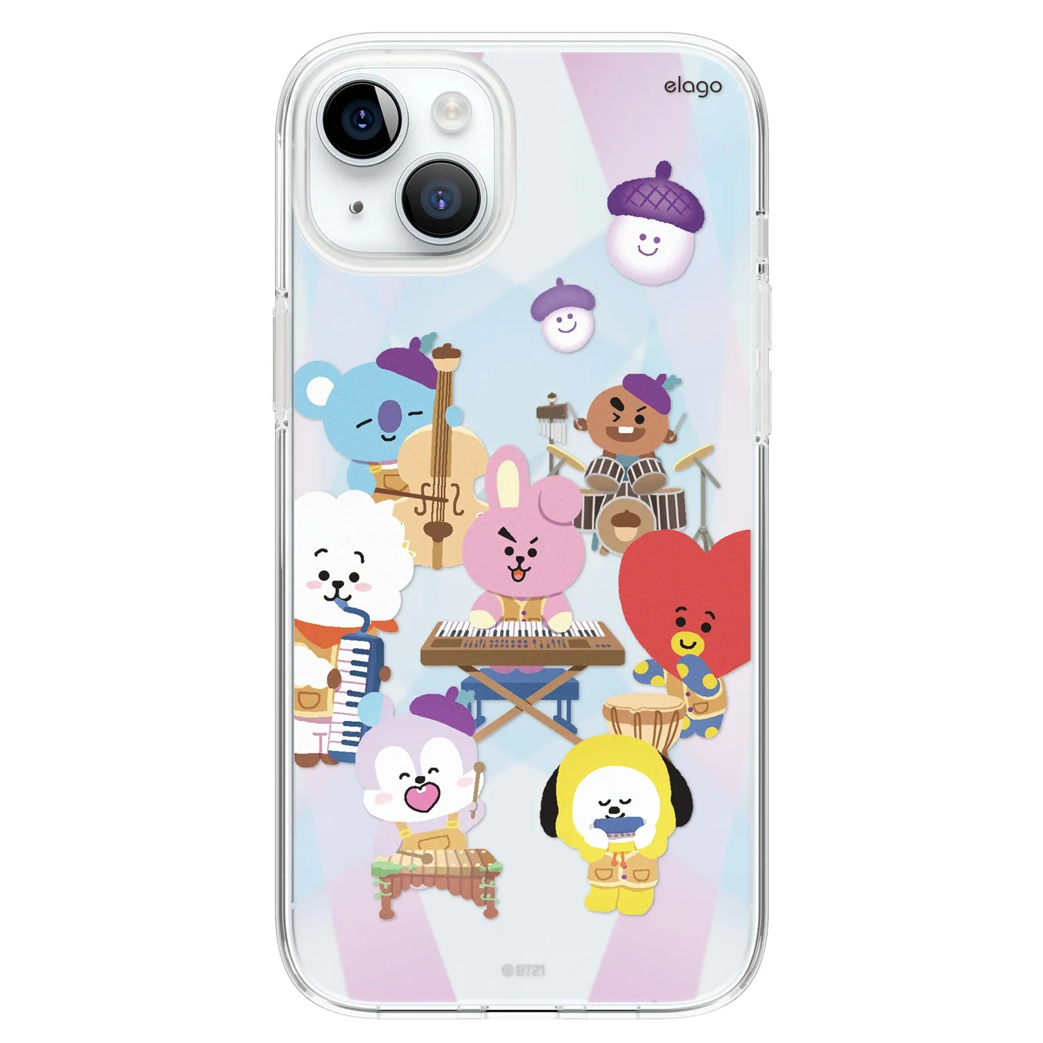 Top Rated BT21 | elago Hope in Love Hybrid Case for iPhone 15 Plus  Stylish & Comfortable