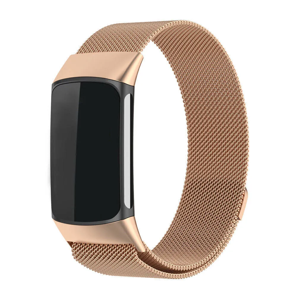 Top Rated Fitbit Charge 6 Milanese Strap (Rose Gold)  Almost Sold Out!