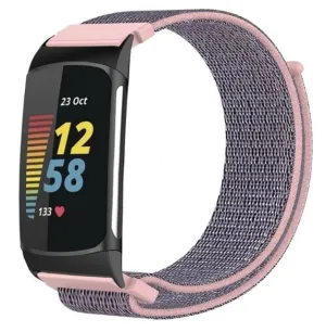 Top Rated Fitbit Charge 6 Nylon Strap (Pink)  Last Few Pieces!