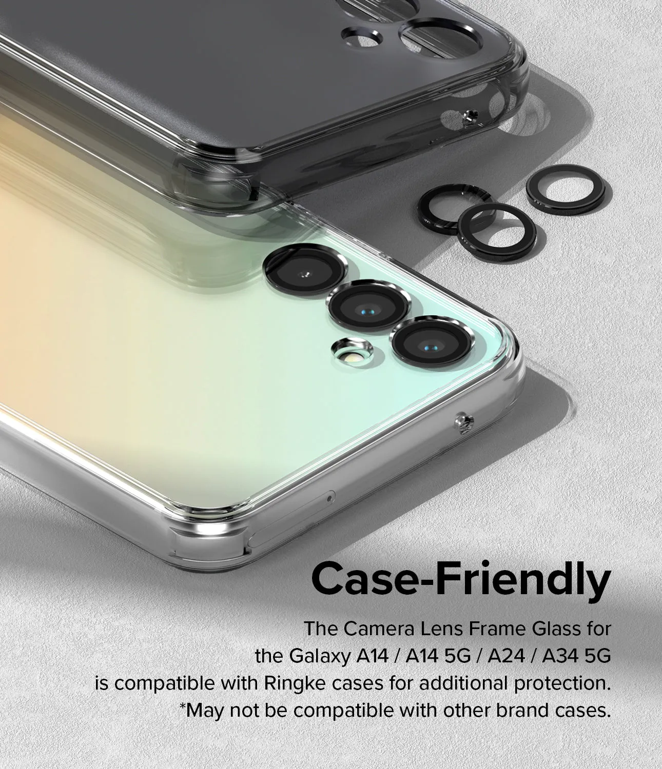 Top Rated Galaxy A14/A24/A34 Camera Lens Protector | Camera Lens Frame Glass  Dont Miss Out!
