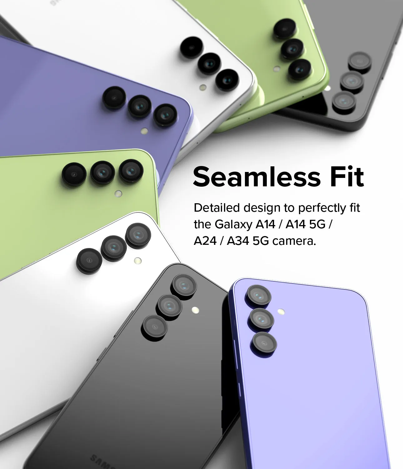 Top Rated Galaxy A14/A24/A34 Camera Lens Protector | Camera Lens Frame Glass  Dont Miss Out!