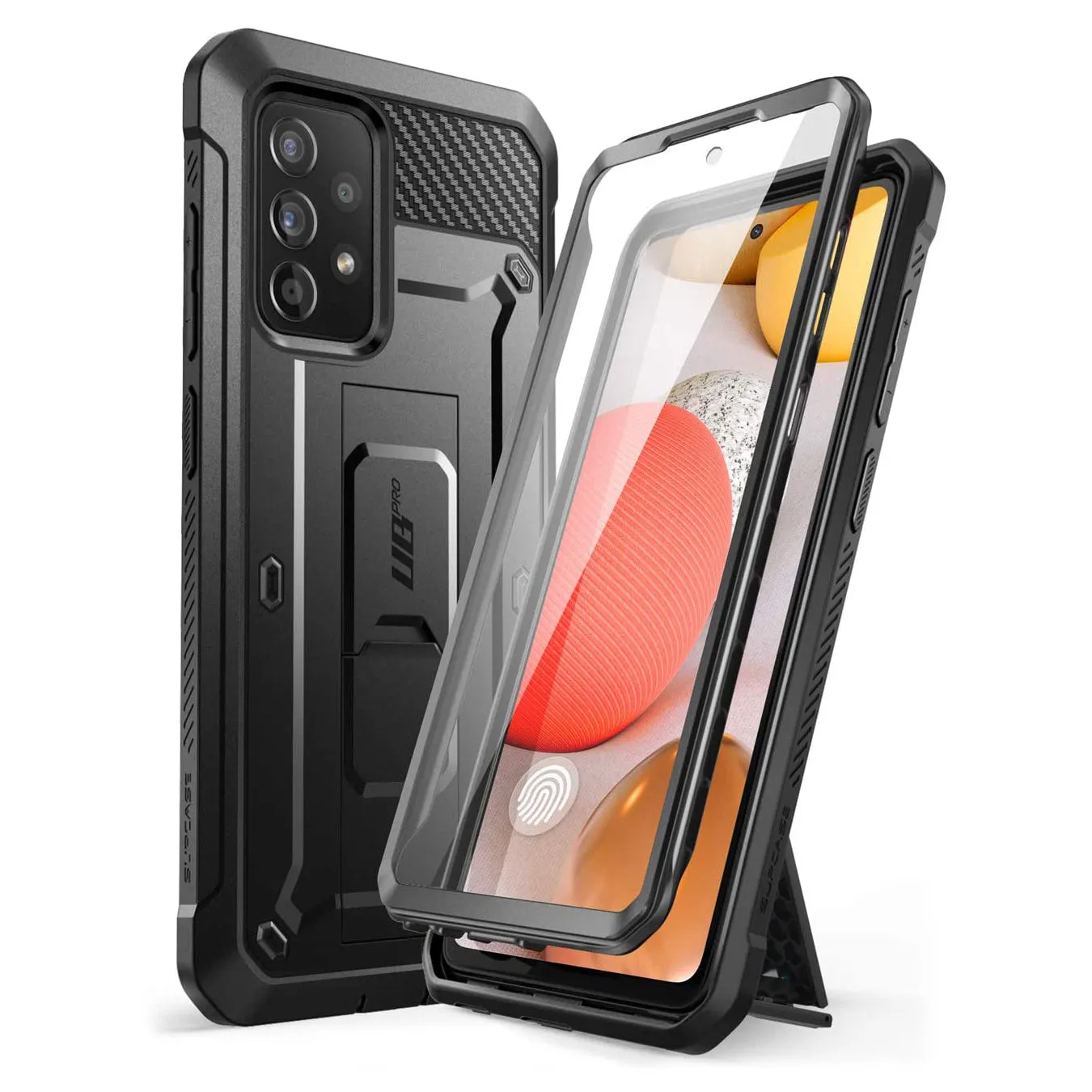 Top Rated Galaxy A52 Unicorn Beetle Pro Rugged Holster Case-Black  Ends Soon!