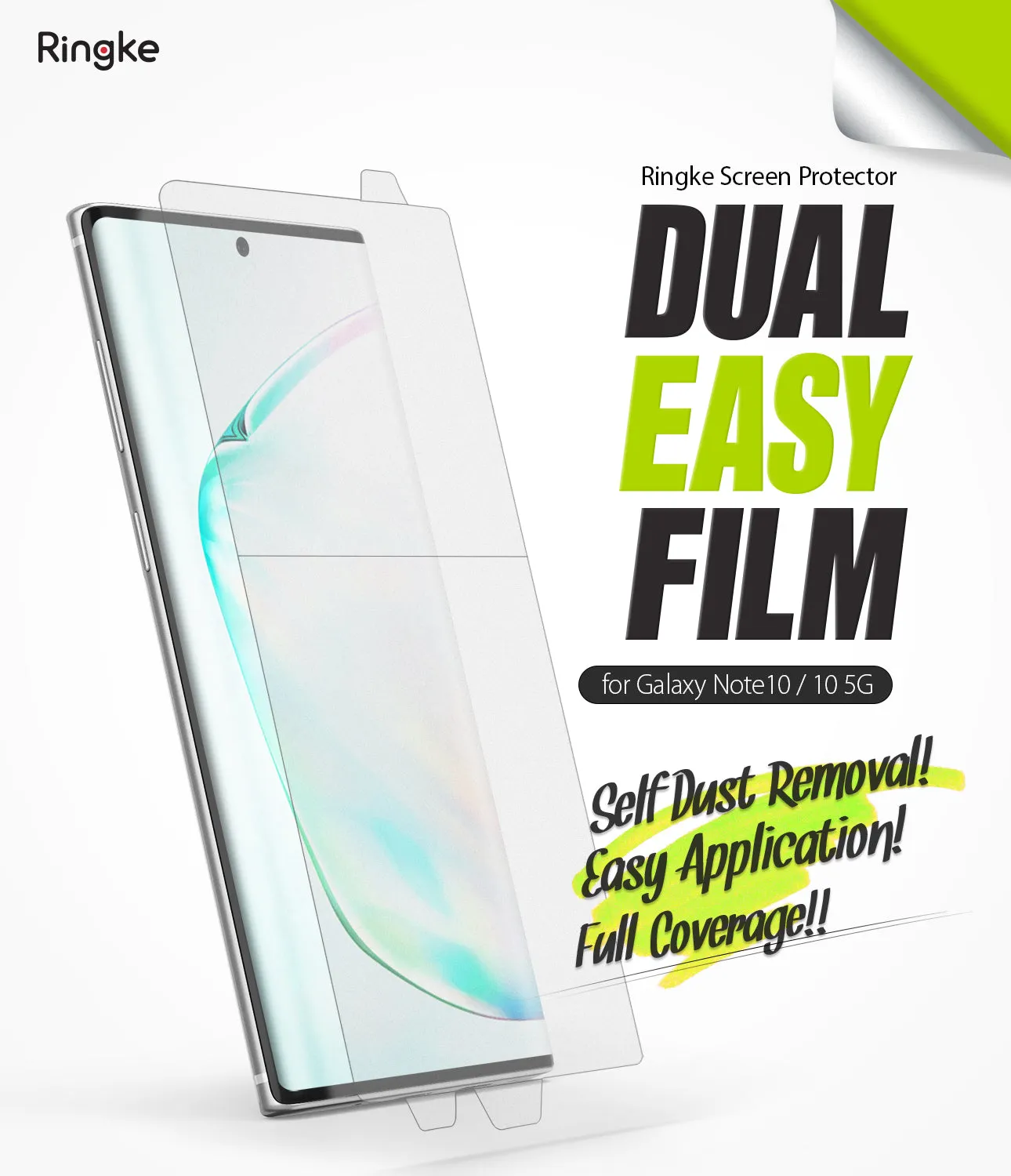 Top Rated Galaxy Note 10 Screen Protector | Dual Easy Film  Almost Sold Out!