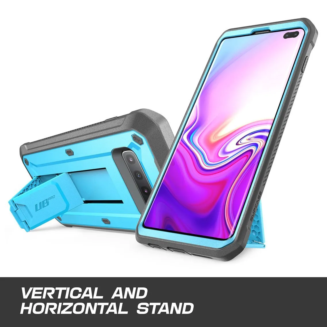 Top Rated Galaxy S10 Plus Unicorn Beetle Pro Full Body Rugged Holster Case-Blue  Limited Stock!