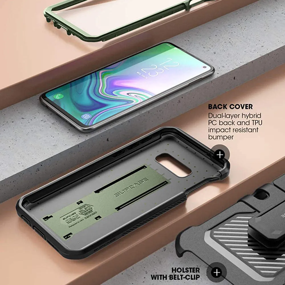 Top Rated Galaxy S10e Unicorn Beetle Pro Full Body Rugged Holster Case-Dark Green  Limited Stock!