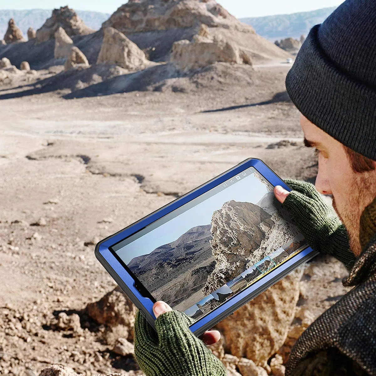 Top Rated Galaxy Tab A 8.4 inch (2020) Unicorn Beetle Pro Rugged Case-Blue  Limited Stock!